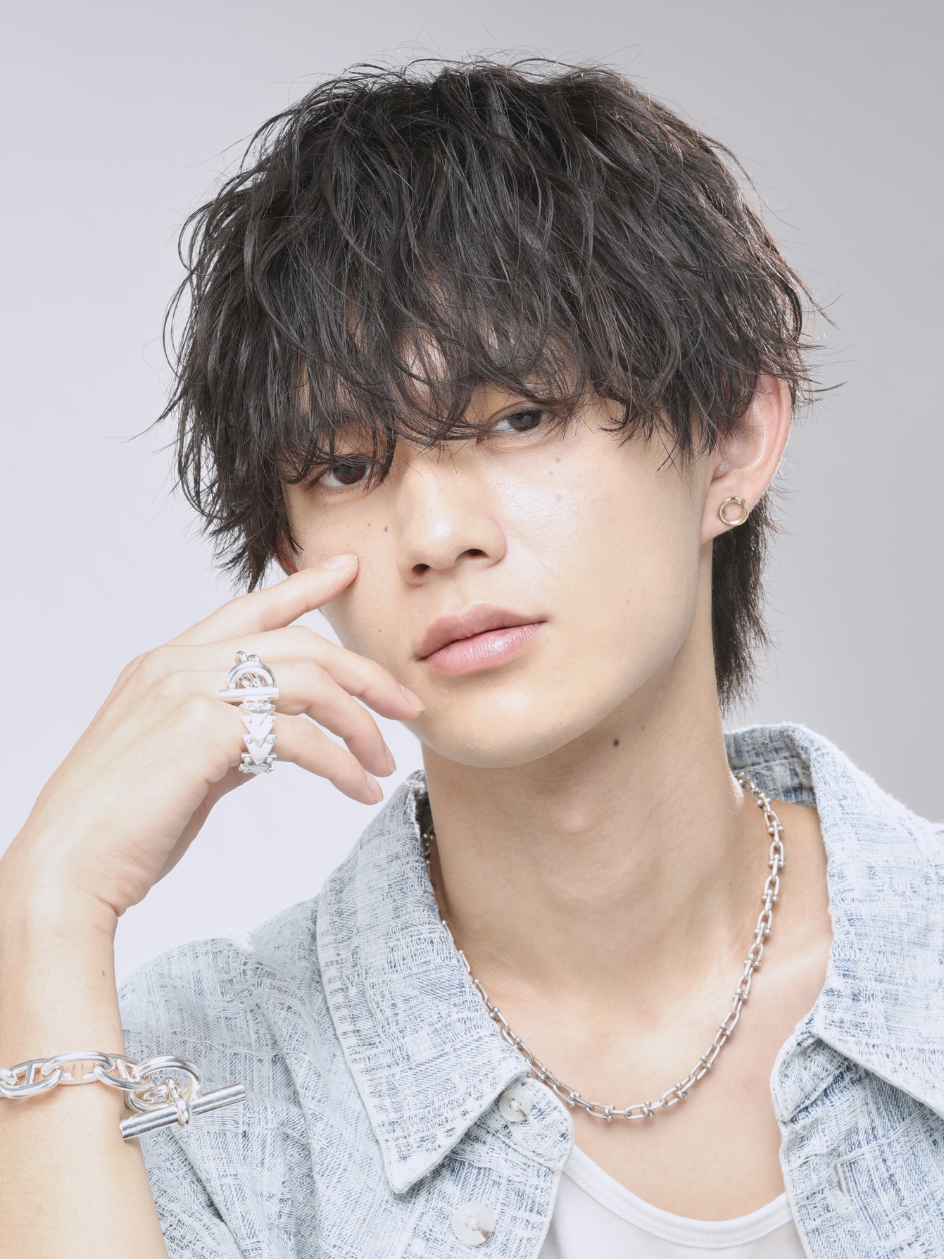 【LIPPS 天神】波巻きマッシュウルフパーマ