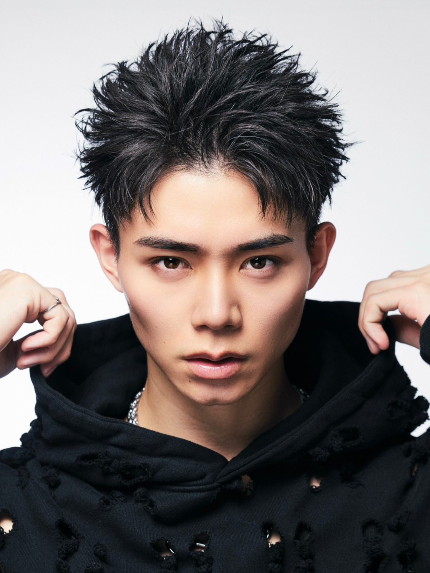 オールバックショート